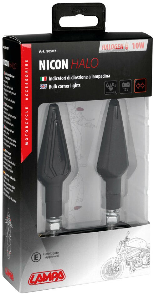 Nicon Halo bulbs corner lights - 10W - Black
