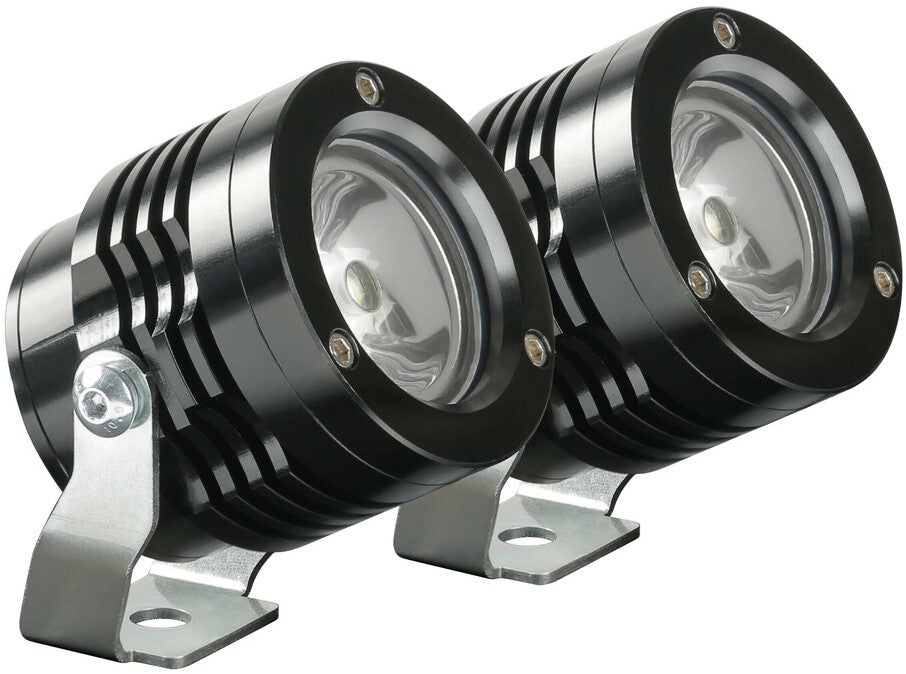 O-Lux pair of auxiliary led lights 12V - Black