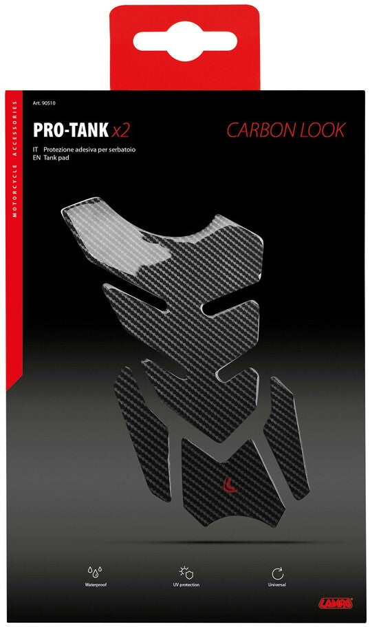 Pro-Tank X2 adhesive tank pad - Carbon