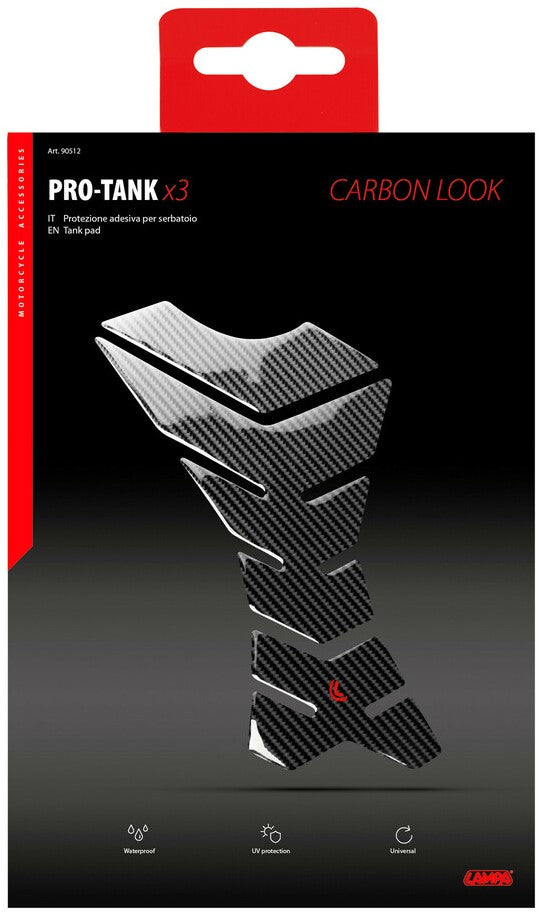 Pro-Tank X3 adhesive tank pad - Carbon