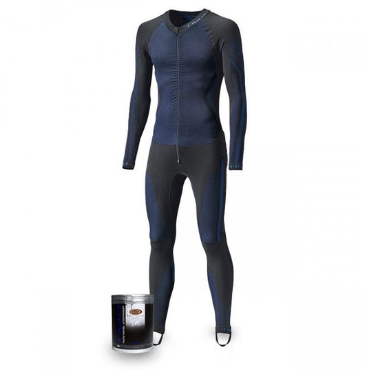 RACE SKIN II 1-pc UNDERALL BLACK-BLUE (Dames)