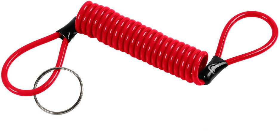 Reminder steel spiral cable - Red