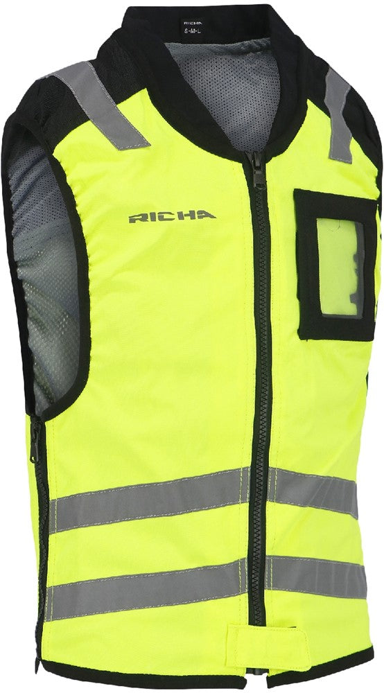 Richa SLEEVELESS SAFETY JACKET JUNIOR black/yellow size SML