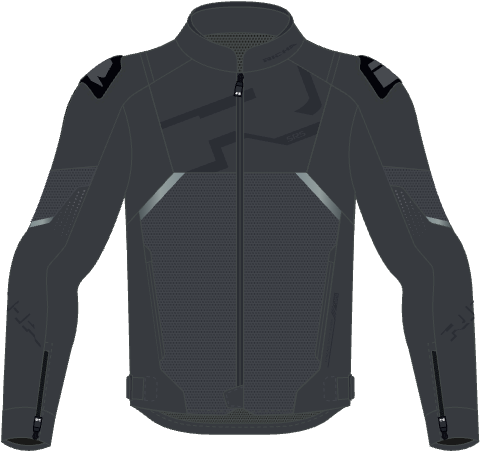 Richa STRADALE EVO LEATHER JACKET black/black