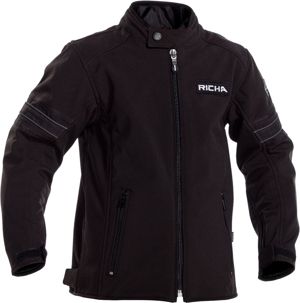 Richa TOULON 2 SOFTSHELL JUNIOR JACKET black