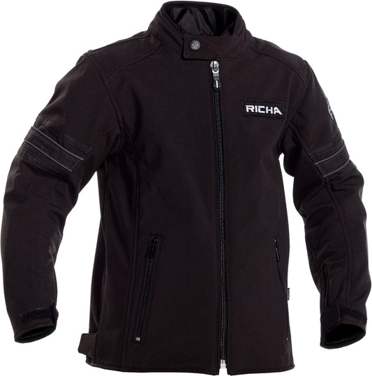 Richa TOULON 2 SOFTSHELL JUNIOR JACKET black