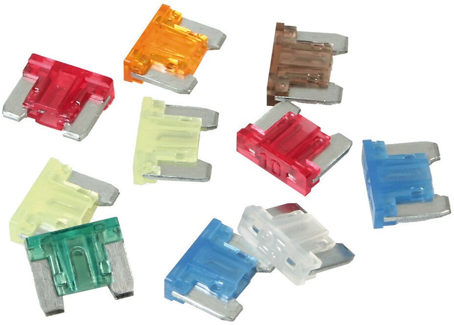 Set 10 micro-low profile fuses 12/32V
