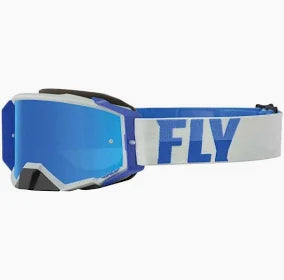 Fly MX-Goggle Zone PRO Blauw (Spiegellens)