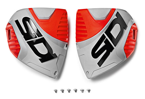Sidi CF3 shin plate Ash-Red Fluo (153)