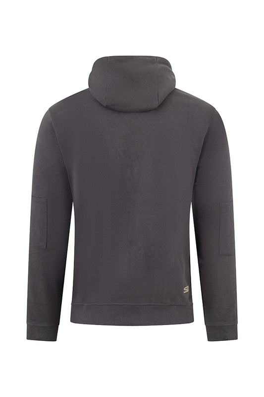 SIDI FELPA CAPPUCCIO CAPTA UNISEX BLACK PEPPER