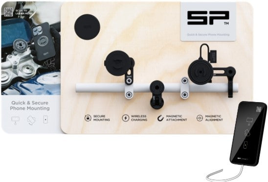SP Connect Handle Bar Try Out Motorcycle
