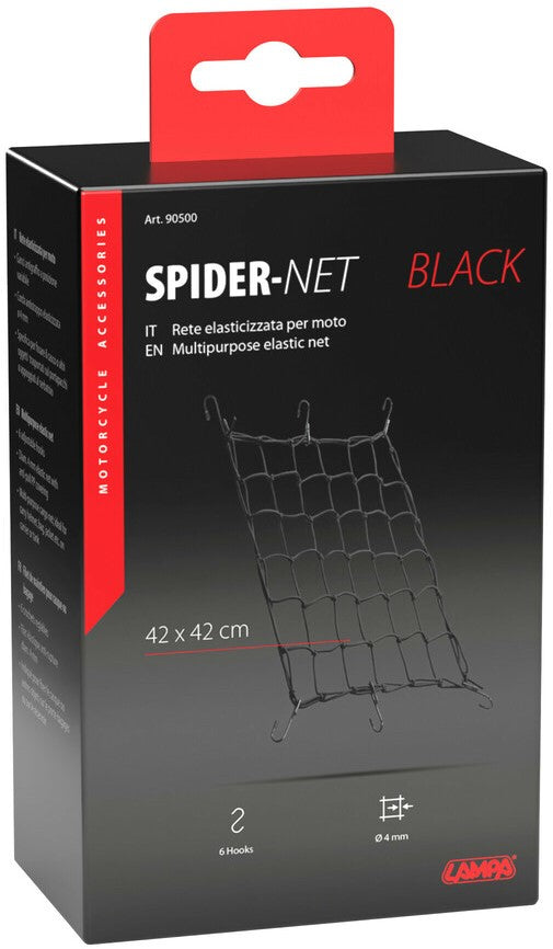 Spider multipurpose elastic net - Black