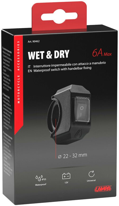 Waterproof switch - 12V - 6A max