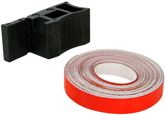 Wheel Stripe Fluo adhesive trim for wheel rims - Red