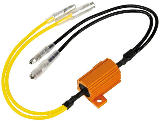 Wired resistors with quick connectors 2 pcs - 12V - 6 OHM - 25 W